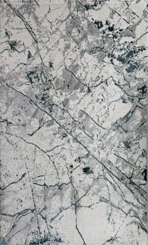 covor marmorat gri albastru petrol 160x230 cm