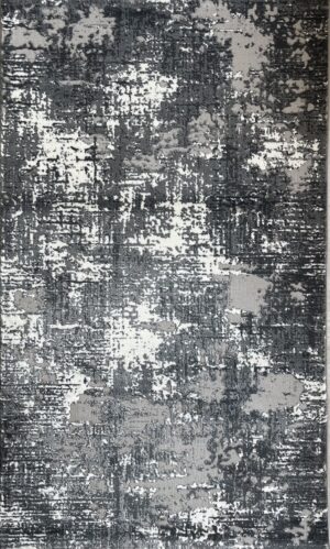 covor abstract negru gri 160x230 cm