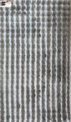 covor texturat cu dungi gri 160x230 cm