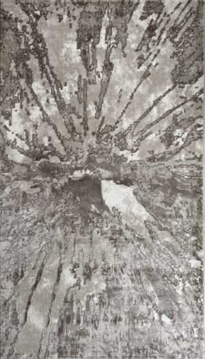 covor abstract radial bej gri 160x230 cm